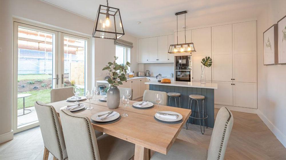 Shaker Style Kitchens with Solid Surface Countertop